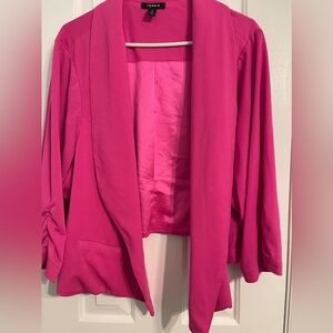 Torrid Pink Studio Crepe Classic Blazer